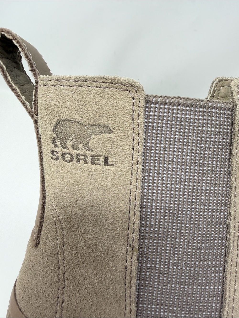 Sorel Joan Now Chelsea Boots Omega Taupe, Gum 2 Size 6.5 - Picture 9 of 12